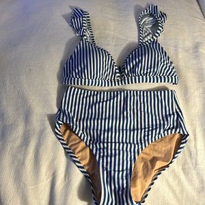 Two piece bathing suit